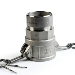 Камлоки нержавеющие со штуцером под приварку серии D