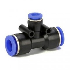 Фитинги соединительные для пневмотрубки тройники переходные PGT Фитинги соединительные для пневмотрубки тройники переходные PGT